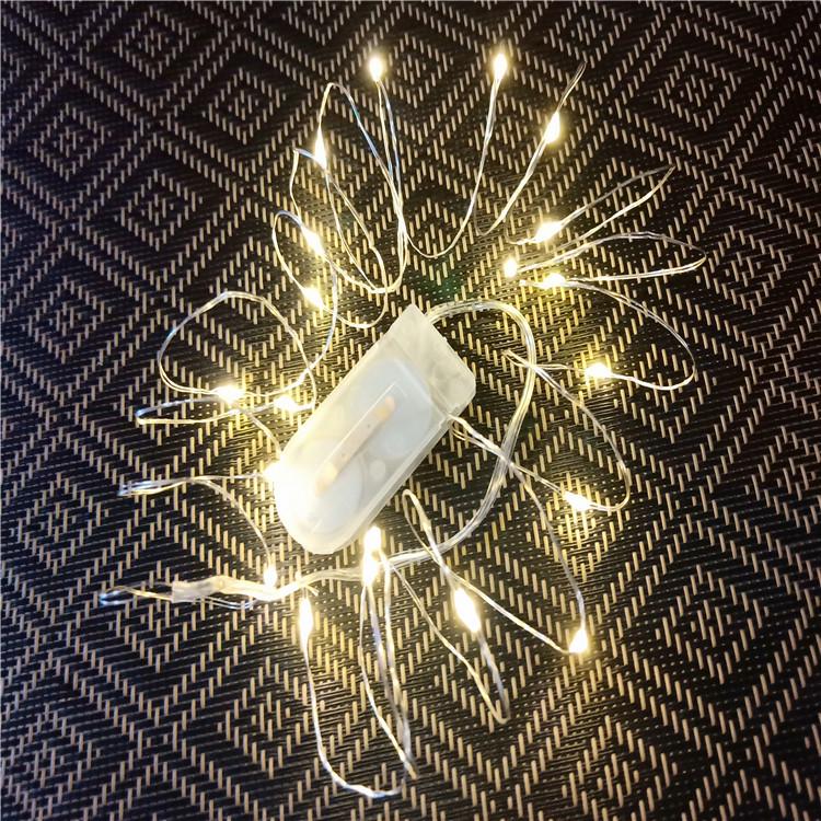 Copper Wire LED String Fairy Lights - Battery 2032 Powered for Cake & Flower Decorations