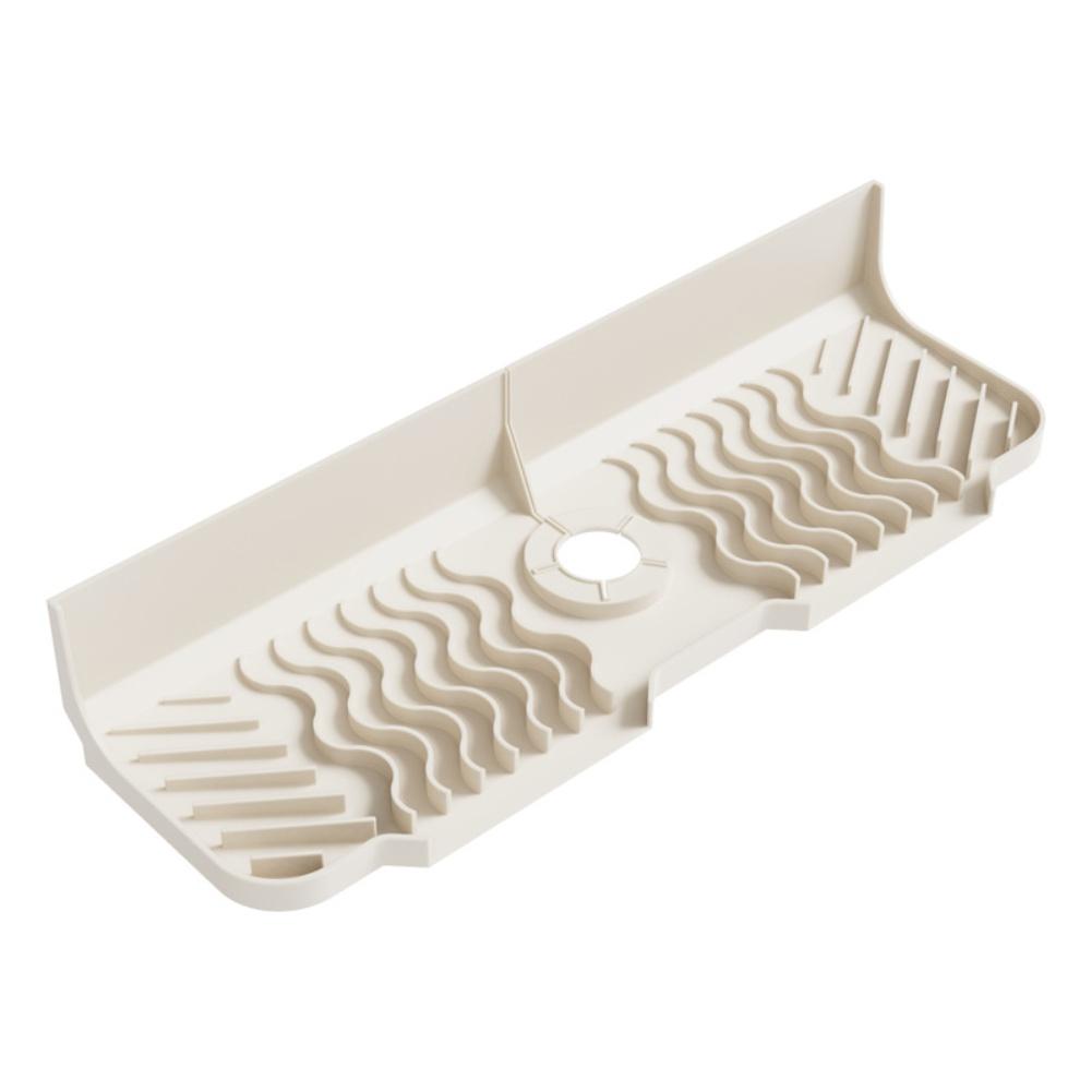 Drying Pad For Dishes And Tools Cleaning Tool Organizer Faucet Splash Guard 45cm*14cm Kitchen Sink Splash Guard