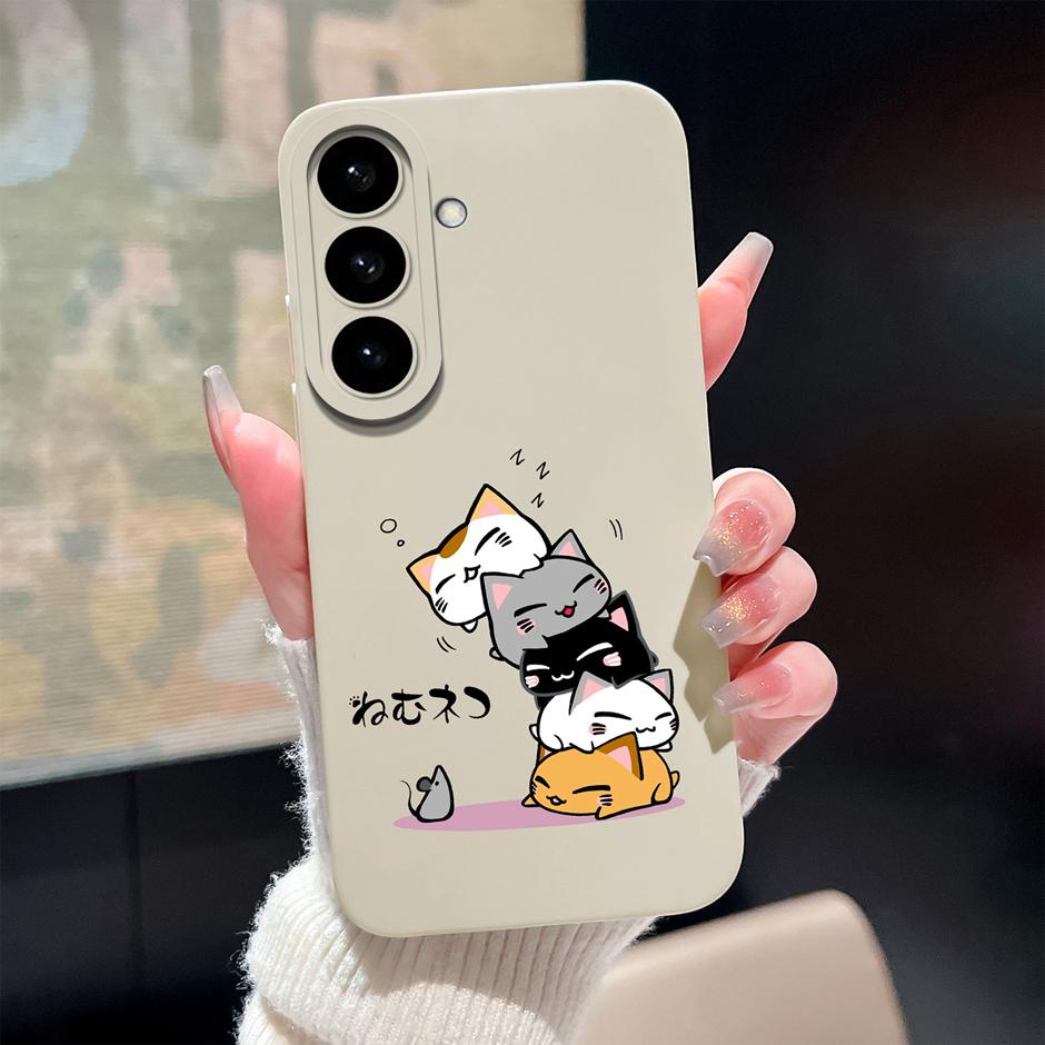 Hülle Für Samsung Galaxy S26 Plus Ultra Cartoon Blumenmuster Silikon Schutzhülle Für SamsungGalaxyS26 Plus S26Ultra Funda