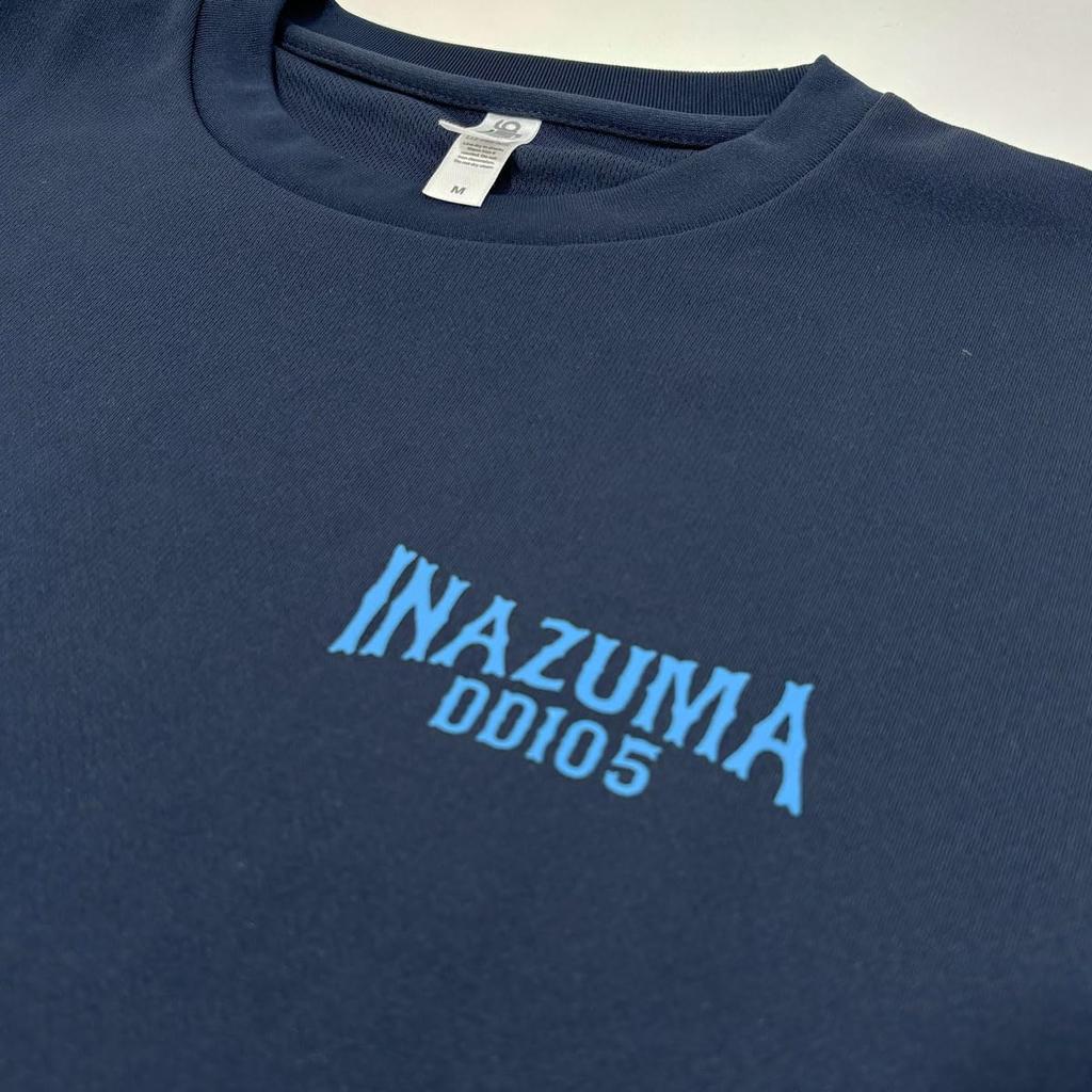 Fuji Uniforms - Self-Defense Force Goods (Escort Ship Inazuma) JMSDF Quick-Drying Short Sleeve JMSDF Raijin Inazuma (NV, 5L)