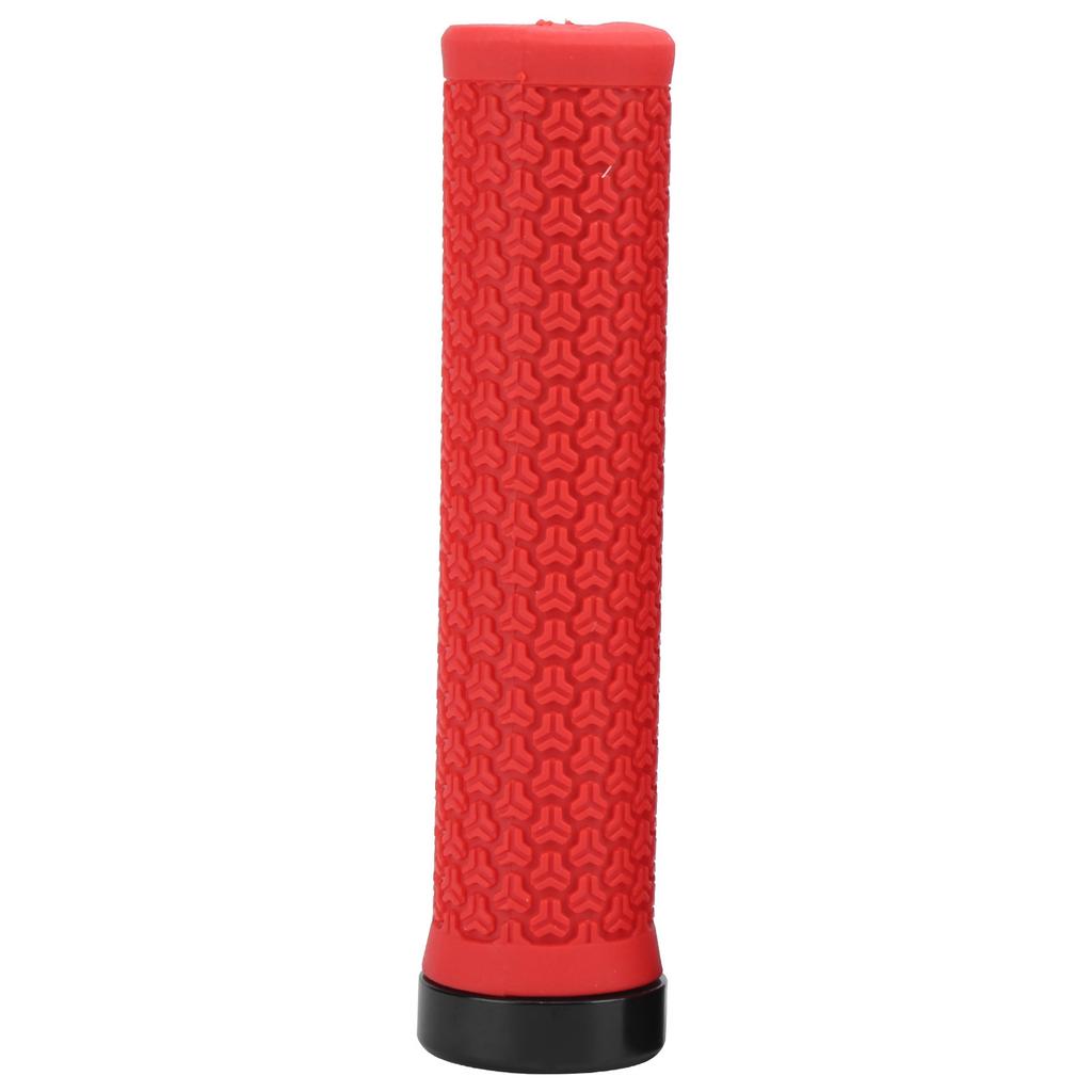 Mountain Bike Handlebar Single Locking Grips Shock Absorbing Rubber Grips