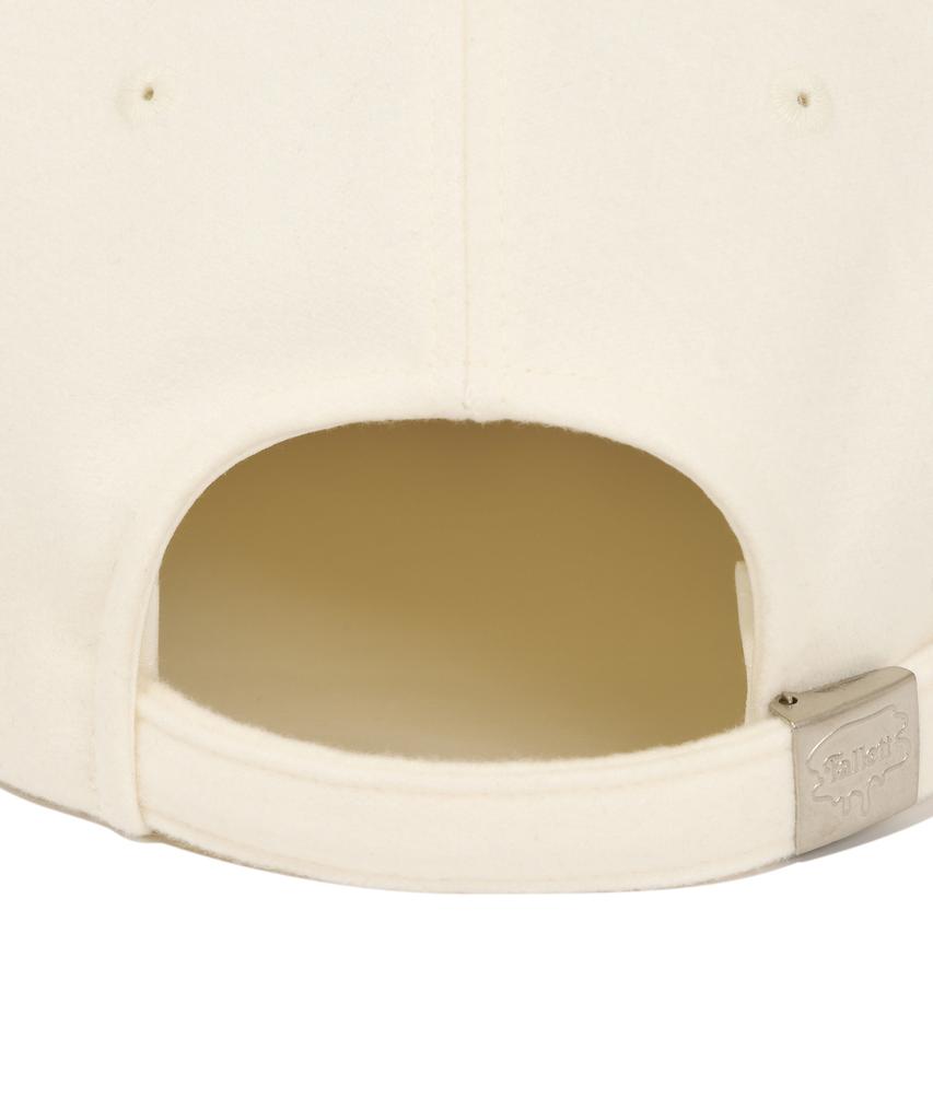 FALLETT Sports Club Wool Ball Cap Ivory