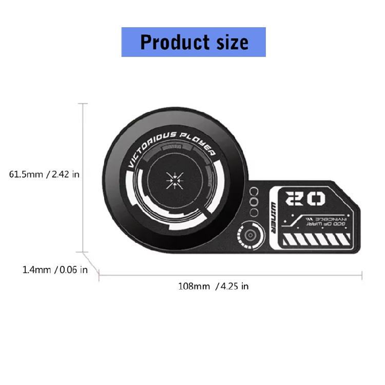 Tragbarer magnetischer Kühlkörper mit abnehmbarem Klebstoff Starkes Handy-Kühlsystem für Mobile-Gaming-Zubehör