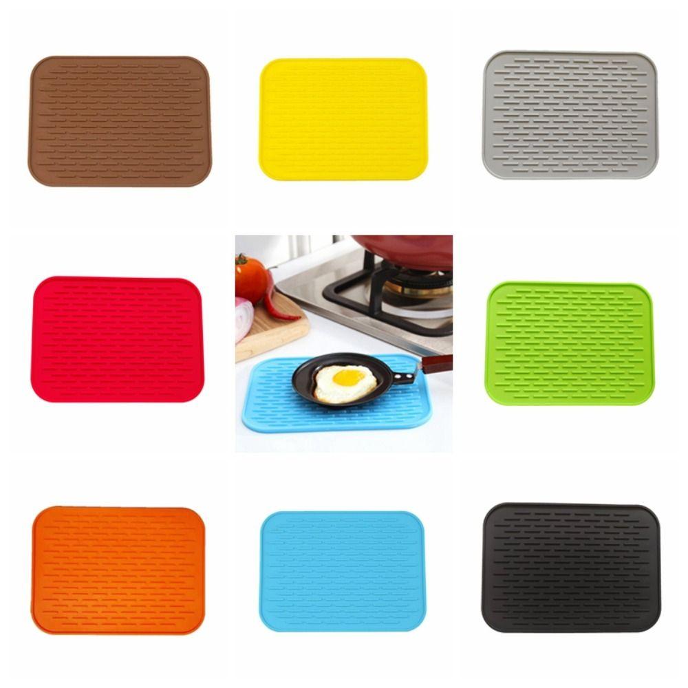 

Multifunctional Anti-Hot Insulation Pad Square Tableware Drain Pad Table Protector