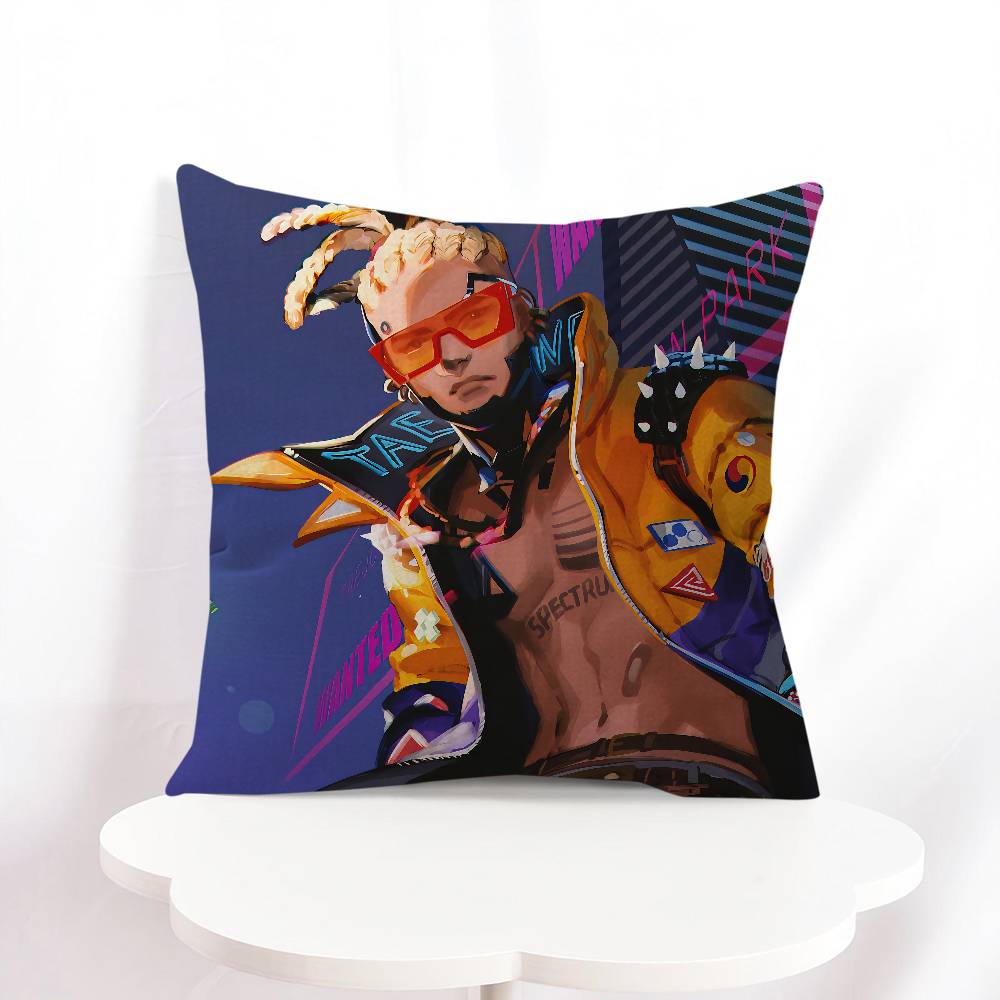 A-Apex Legends Cartoon-Animations-Kissenbezug Auto-Kissenhülle für Sofa/Auto Weihnachtsgeschenk 40x40cm 45x45cm