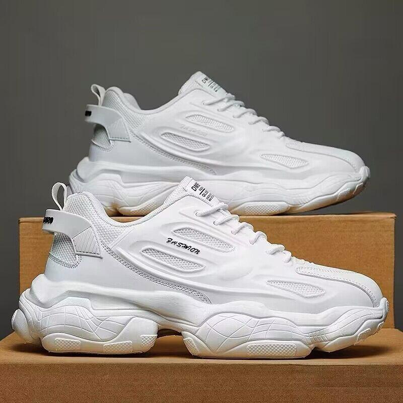 Fashion Men's Sneakers Running Shoe Male 2024 Breathable Comfortable Casual Shoes Outdoor Platform Lace-up Sports Shoe Zapatillas Hombre