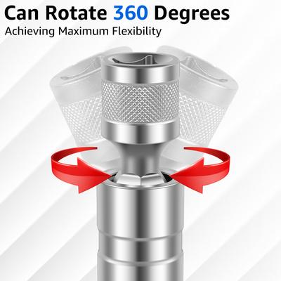 Chiave per Candele 14mm 16mm Snodo a 360° Strumento di Rimozione Candele Magnetiche Strumento di Installazione Candele per Motocicletta