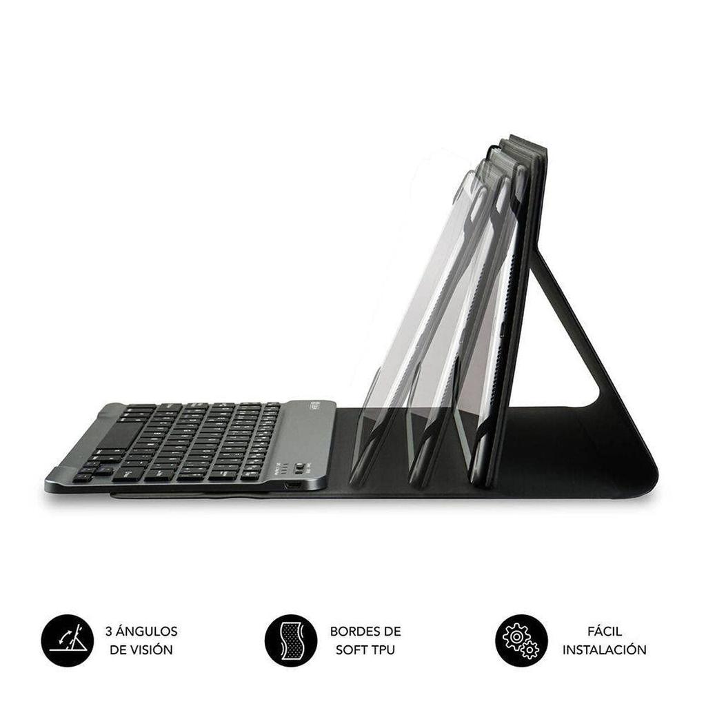 Case for Tablet and Keyboard Subblim SUB-KT2-BT0002 Grey Spanish Qwerty