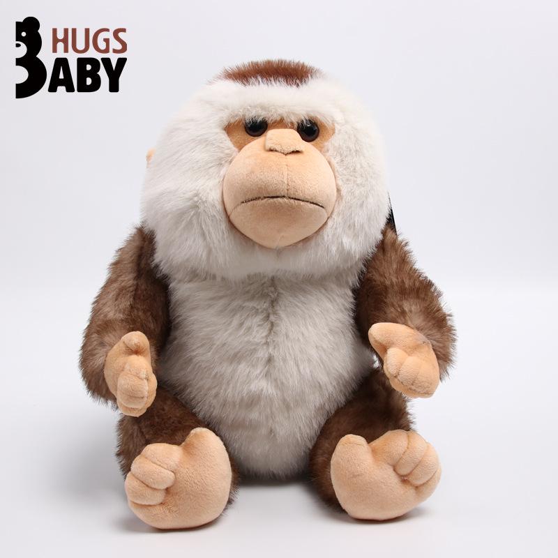 

Hugs Baby Подлинная северная макака-резус, плюшевая игрушка - Милая кукла-обезьянка, Дикое животное, интернет-знаменитость. 33cm