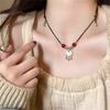 Chinese Ethnic Butterfly Necklace - Ancient Style Long Woven Sweater Chain Clavicle Design