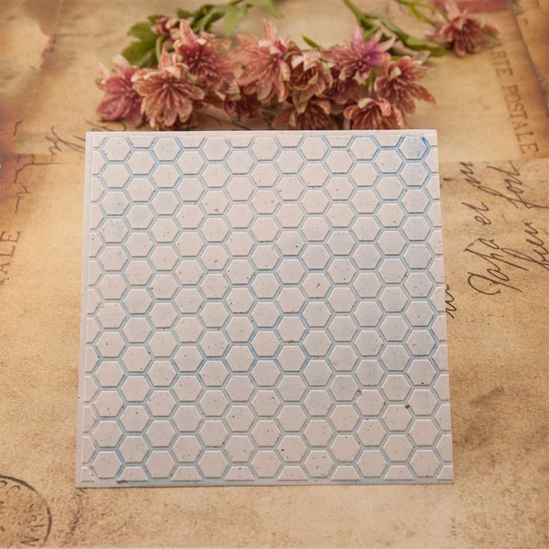 Multifunkční texturovaná embosovací složka Plastové embosovací šablony na papír pro scrapbooking a výrobu pozvánek