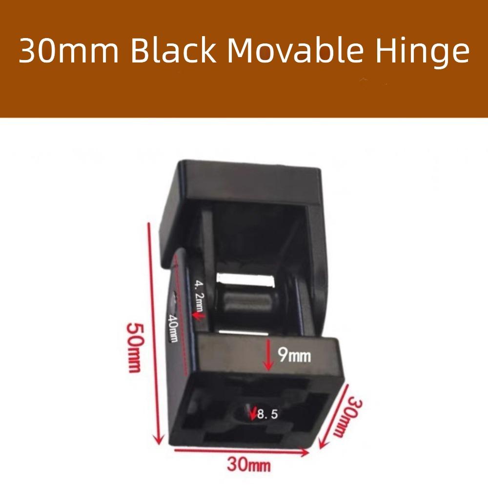 Sliding Base Pivot Joint Connector Right Angle Connector  Industrial Aluminum Profile
