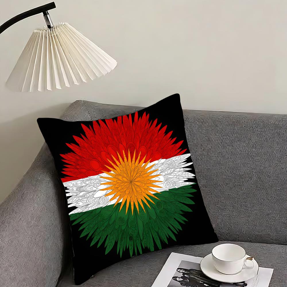 

Kurdistan Hot Cushion Cover Pillowcase Ultra Soft Skin Friendly Fabric Cloud Like Comfort Concealed Zipper 30x30cm