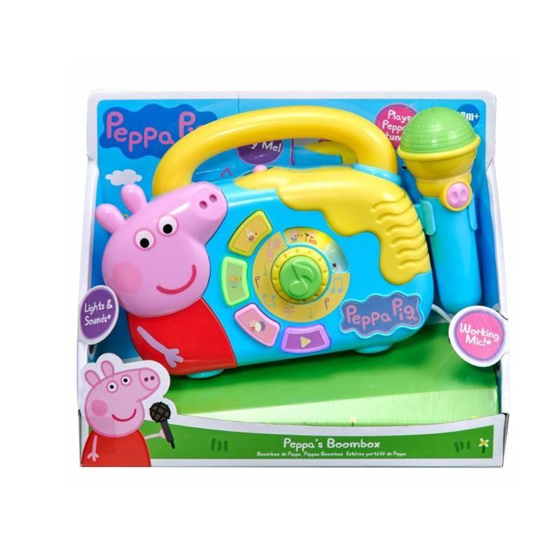 Peppa Wutz Spielzeug Lautsprecher mit Licht und Mikrofon für Kinder zum Singen und Interaktiven Spielen