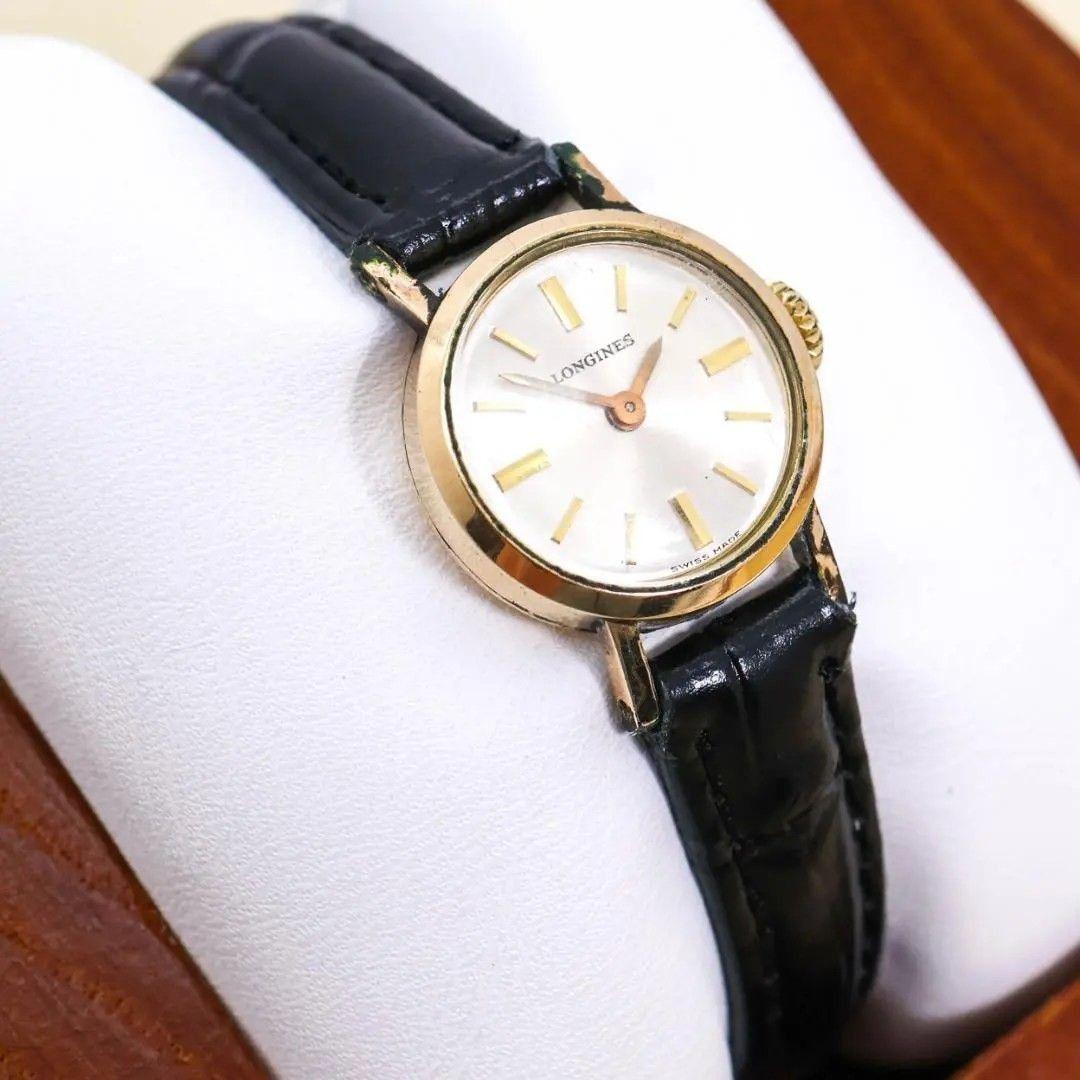 Used Operation LONGINES Watch Manual Winding Mechanical Gold Vintage 2654