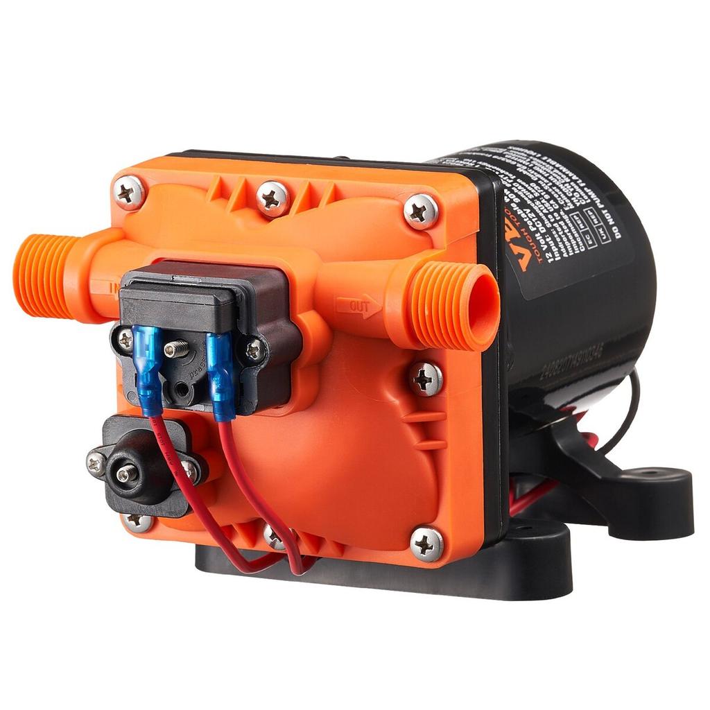12V Diaphragm Pump 3GPM 11.36 L/min 4-Chamber Water Pump Pressure Switch