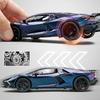 ABAC1 1:32 Revuelto Sports Car Alloy Model Diecast Metal Miniature Model Car Sound Light Children Toy Car Vehicles GIfts