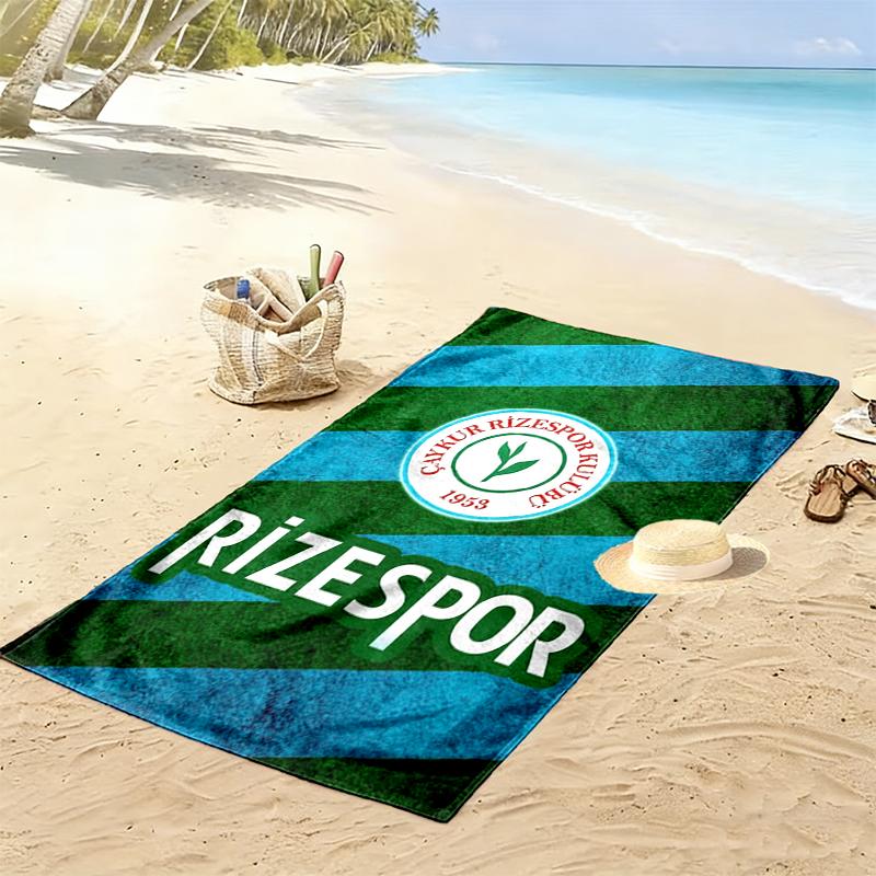 Caykur Rizespor Print Beach Towel Large Soft Quick Dry Towel For Beach Camping Swimming