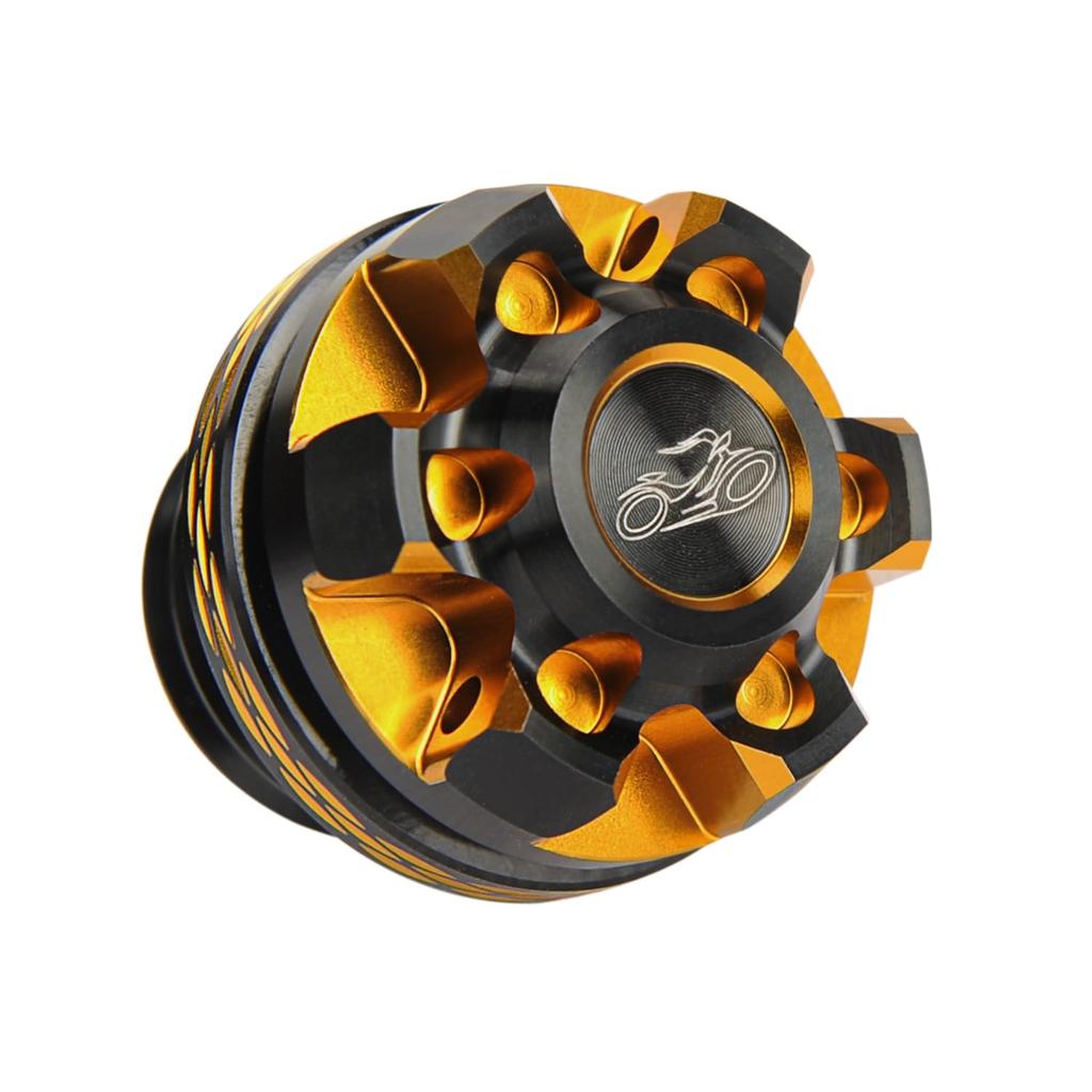 FMATE WORKS Motorcycle Oil Filler Cap with O-ring Machined Aluminum