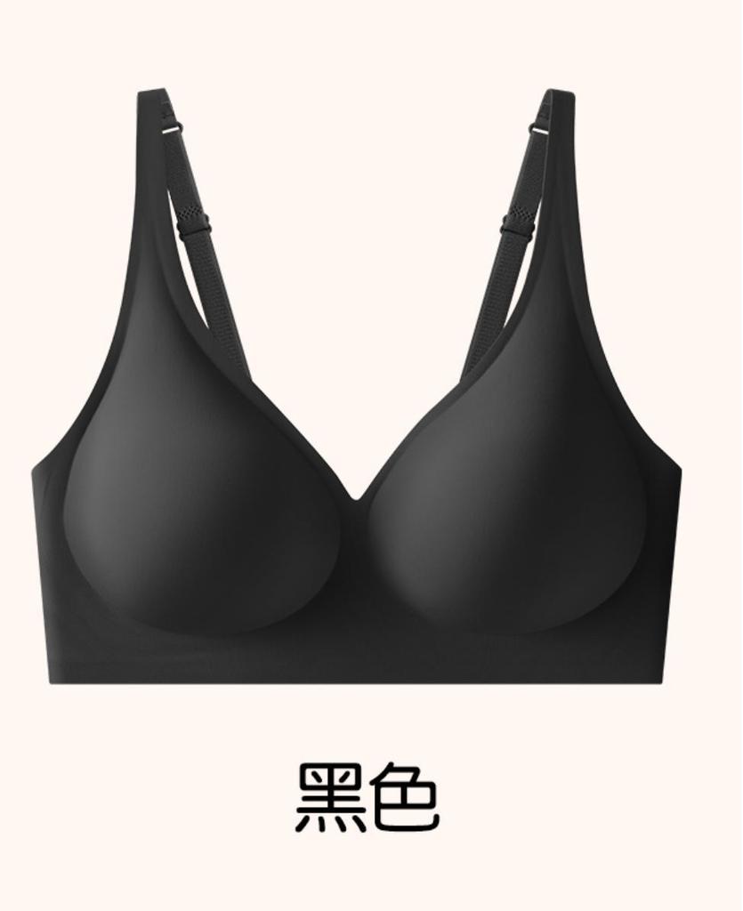 Traceless invisible jelly glue lift Traceless beautiful back underwear Small breasts gather Anti-sagging steel ring bra Thin