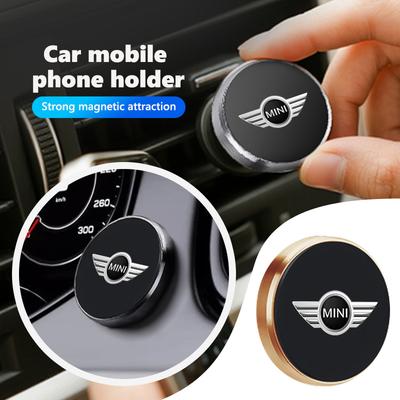 Magnetic Car Phone Holder Air Vent Clip Mount GPS Support For MINI R52 R53 R56 R57 R58 R60 CLUBMAN COUNTRYMAN Emblem