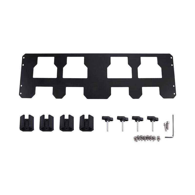 T21C Mounting Plate For Packout Toolbox Organizer Bracket- Packout Mounting Plate For Front Of Rolling Tool Storage Bo чёрный