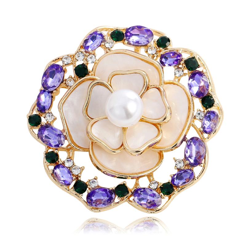 1Pcs Trendy Animal Insect Lapel Pin Elegant Crystal Enamel Butterfly Brooch For Men'S Suit Fashion Clothing Accessory Jewelry