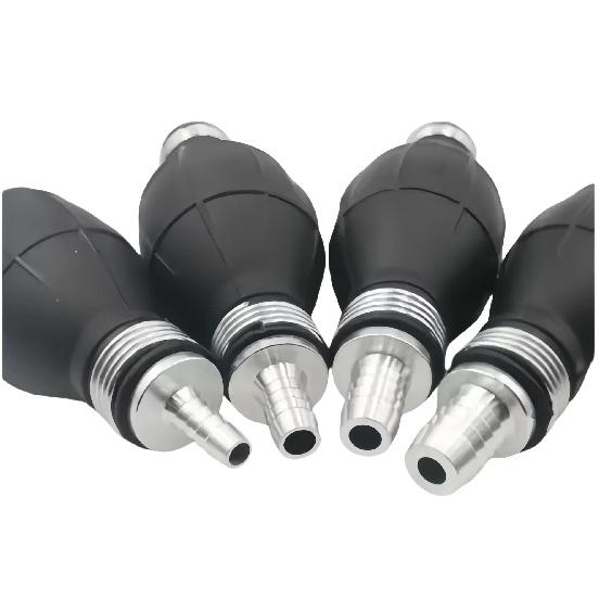 Gumová hliníková manuální palivová pumpa Ruční primer Olej Benzín Nafta Pumpa pro přenos kapalin 6mm/8mm/10mm/12mm