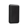 Magnetic Carbon Fiber Leather Phone Wallet Case with Card Slots