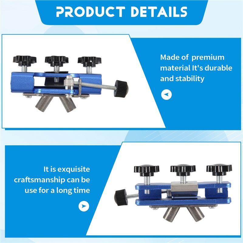 Fresh Portable Hand-Operated Chain Grinder Set Chain Clamp Grinder Chainsaw Chainsaw Quick Grinding Tool Easy To Use Blue+Silver