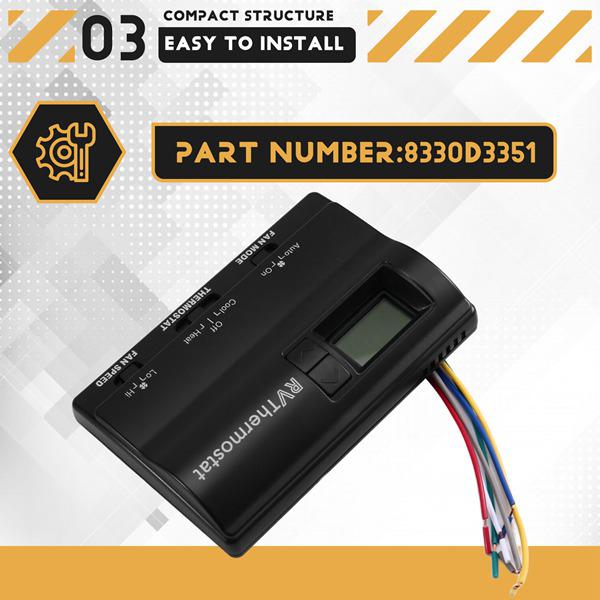 Coleman RV Thermostat Switch 8330D3351 Compatible