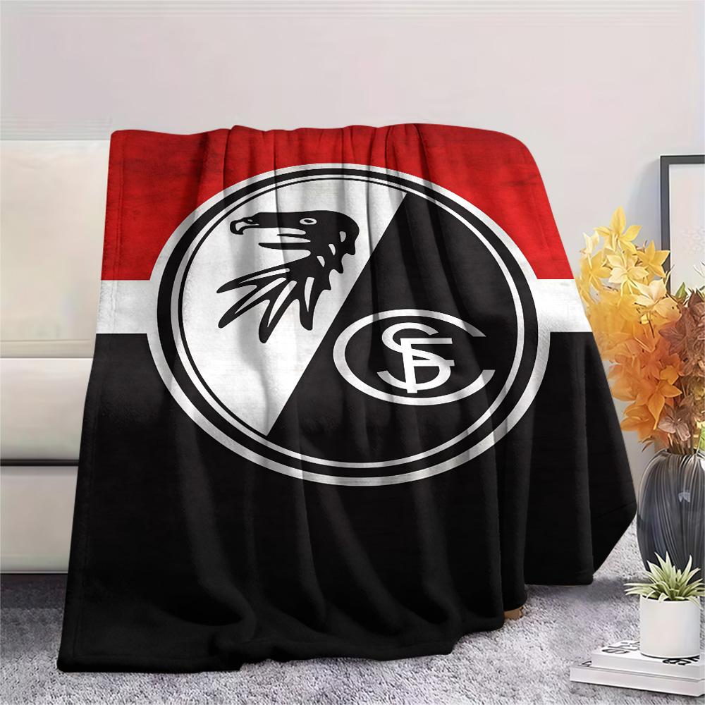 Freiburg E Print FlAannel Blanket, High Quality Comfortable for All Seasons, Home Decor, Warmth and Comfort