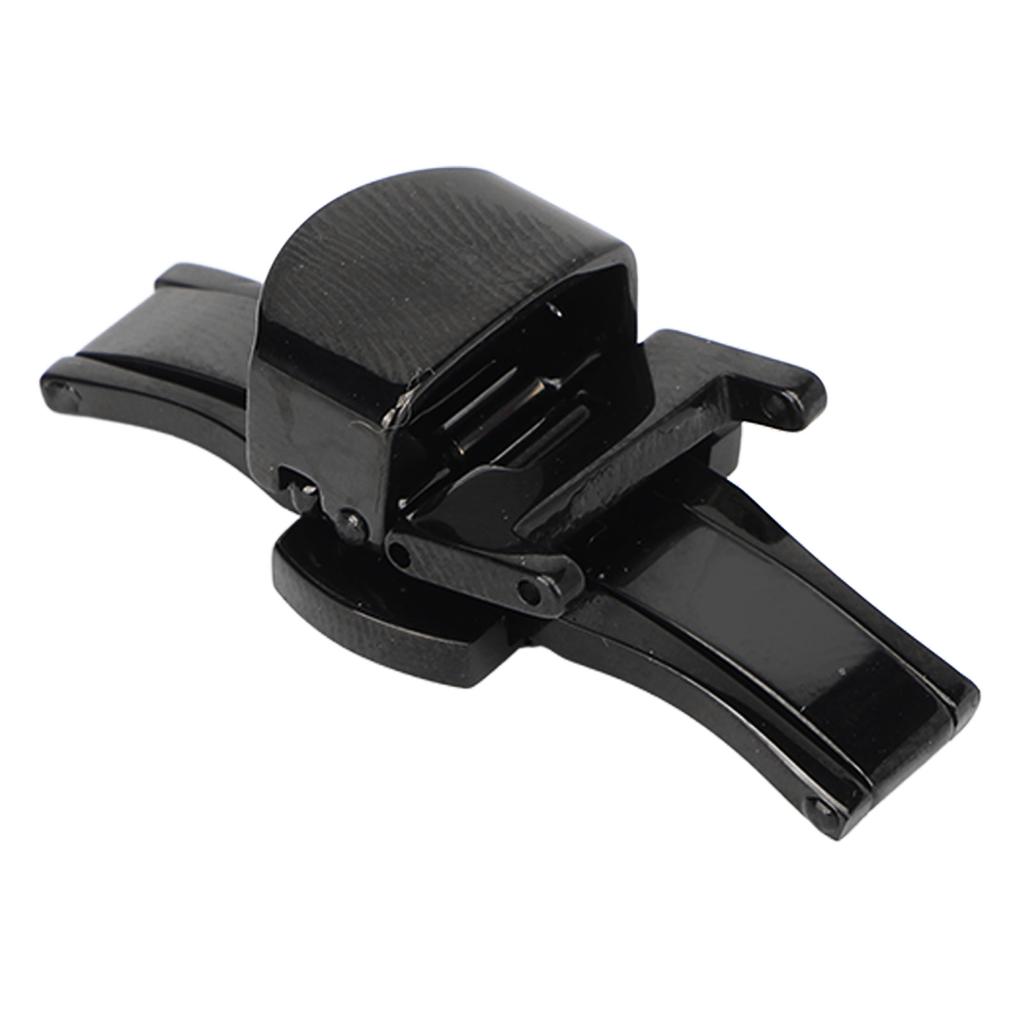 Watch Deployment Clasp Stainless Steel Double Push Button Watch Clasp Replacement Accessory for Watchmaker