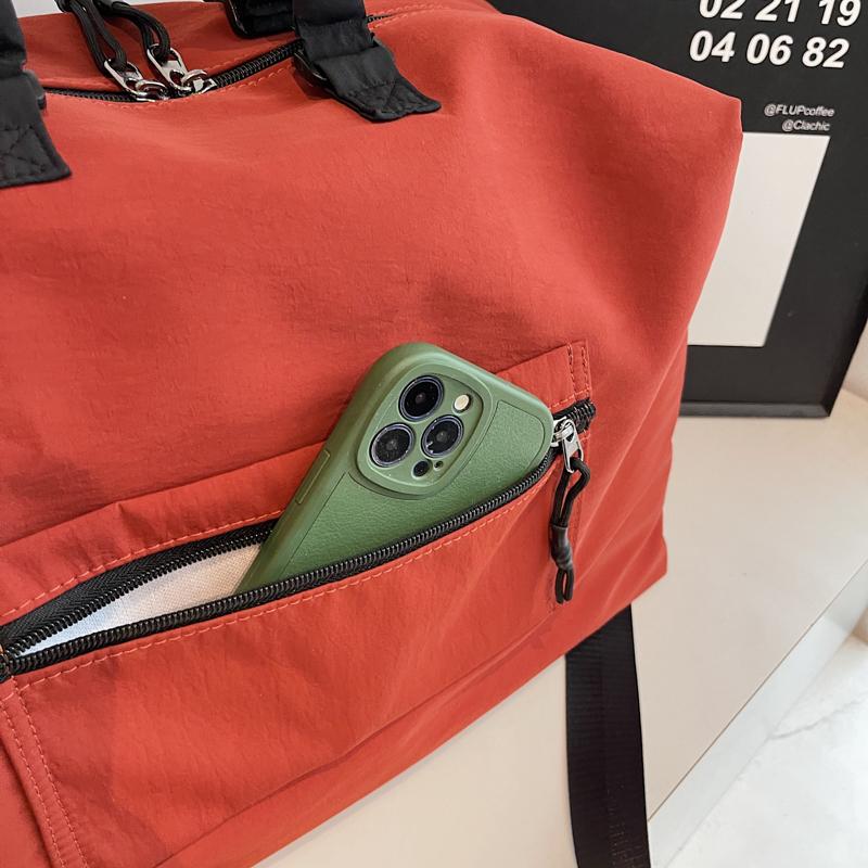Borsa da Viaggio Portatile di Grande Capacità Borsa da Imbarco per Viaggi d'Affari a Corto Raggio Borsa per Bagagli Portatile a Tracolla Borsa Portaoggetti