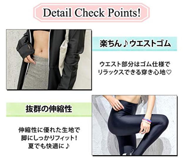 Teddy Rash Guard Leggings with UV Sun and Perfect for Fitness and Size Women's UPF50+ Protection, Protection, Sports, swimwear-b006 (Navy, M)