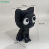 Minimalist Black Cat Eyeglass Holder – Quirky Animal Figurine for Sunglasses & Reading Glasses