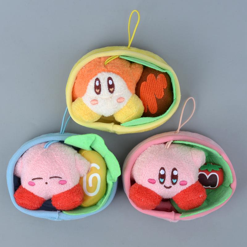 Kirby Star Bento Cartoon Doll Pendant Plush Keychain For Gift And Teen Decor