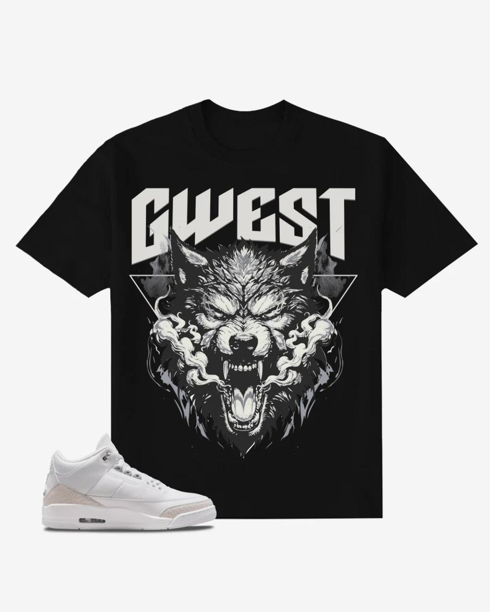 Angry Wolf Beast Oversized T-Shirt S