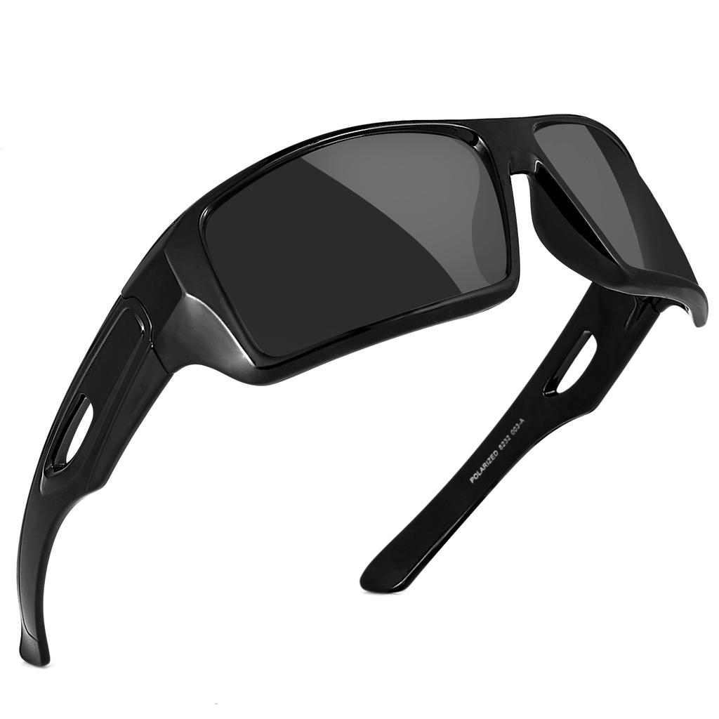 MAXJULI Wrap Around Sunglasses for Men Women 100% UV400 Protection Sport Sun Glasses for Fishing Driving 8232