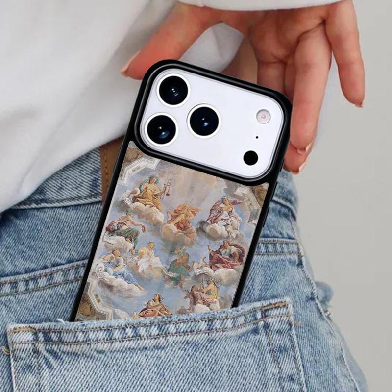 Angels Aesthetic Clouds Sky Phone Case for iPhone 16e 15 14 13 12 17 Pro Max Plus Air 17pro Cover Coque
