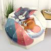 1pc Tom Jerry Sleepy Night Umbrella with Plastic Handle,Cartoon Pattern,Suitable for All Seasons Multi-functional Umbrella406