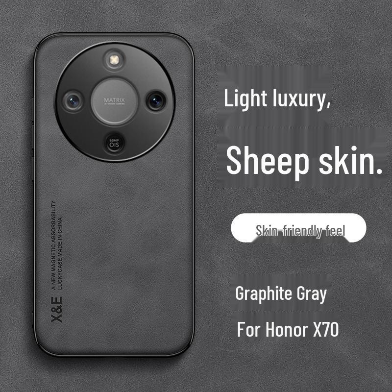 Honor X70/X70i Sheepskin Magnetic Case: Lightweight, Skin-Feel, High-End Protective Cover