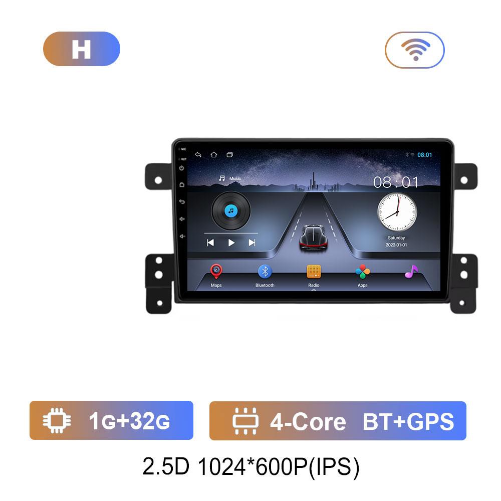 

Автомобильный видео мультимедийный плеер DSP Стерео 2.5D экран для Suzuki Grand Vitara 3 2005 - 2015 Navi GPS Android 14 WiFi BT Головное устройство