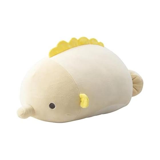 Ribuhaato Bolster Marshmallow Aquamie Seahorse (Total Length Approx. 27cm) Plush Waist Pad 98205-40