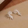 Conch Stud Earrings Vintage Style For Women Men'S Jewelry Accessories Party Gifts