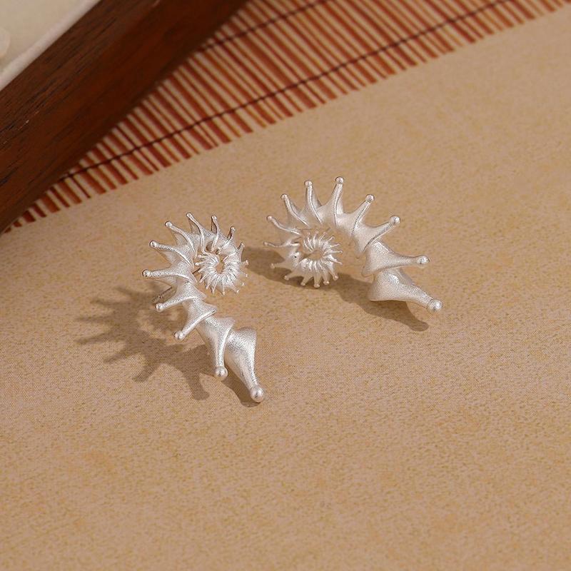 Conch Stud Earrings Vintage Style For Women Men'S Jewelry Accessories Party Gifts