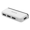 USB 2.0 Reise-Hub - BELKIN - 4 Anschlüsse - Kompakt - Plug and Play - Schwarz/Weiß