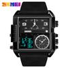 SKMEI F920 New Style China Male Digital Watch Perfect PU Leather Strap 3 Time Zone Waterproof Giant  Sports Watch Kit