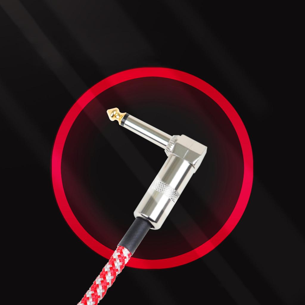 Guitar Patch Cables Professional Patch Cables for Guitar Pedals Low Noise Good Quality Guitar Patch Cable Right Angle