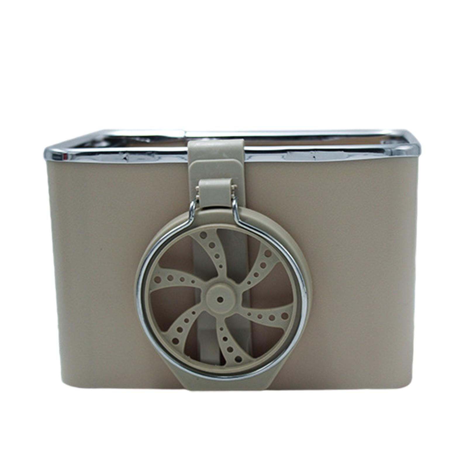 

Ящик для хранения в подлокотнике автомобиля Подстаканники для воды Автомобильный держатель для стакана Органайзер для салфеток Универсальный автомобильный органайзер Чехол для коробки с салфетками бежевый